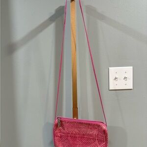 Vintage Palizzio Chic Pink Crossbody Bag